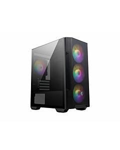 MSI MAG Forge M100R Midi Tower Black, Transparent MAG FORGE M100R