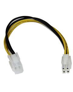 StarTech.com 8in ATX12V 4 Pin P4 CPU Power Extension Cable - M/F ATXP4EXT