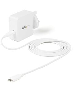 StarTech.com USB C Wall Charger - USB C Laptop Charger 60W PD - 6ft/2m Cable - Universal Compact Type C Power Adapter - Dell XPS/Lenovo X1 Carbon/HP EliteBook/MacBook - USB IF/CE WCH1CUK