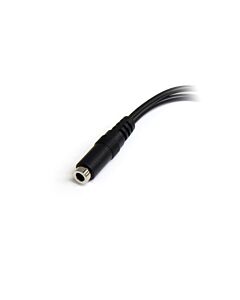 StarTech.com 3.5mm 4 Position to 2x 3 Position 3.5mm Headset Splitter Adapter - F/M MUYHSFMM