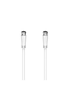 Hama 00205063 coaxial cable 1.5 m F White 00205063