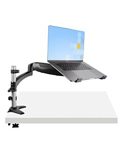 StarTech.com Desk Mount Laptop Arm - Full Motion Articulating Arm for Laptop or Single 34" Monitor - VESA Mount Laptop Tray Bracket - Ergonomic Adjustable Notebook Stand - Desk-Clamp ARMUNONB1