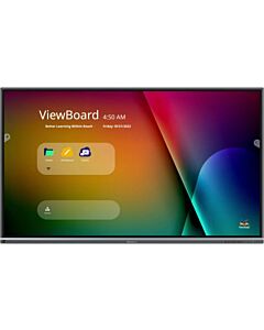 Viewsonic IFP6550-5F interactive whiteboard 165.1 cm (65") 3840 x 2160 pixels Touchscreen Black HDMI IFP6550-5F