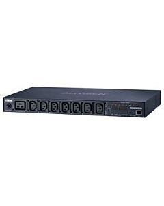 ATEN 1U 16A 8 Outlet Switched Bank Metered PDU + Free Eco PDU Manager Software PE6208G