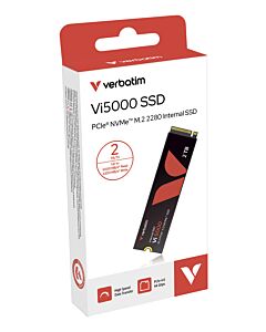 Verbatim Vi5000 PCIe NVMe M.2 SSD 2TB 31827
