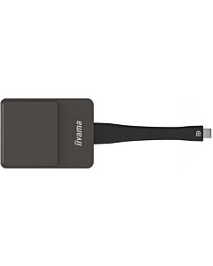 iiyama WP D002C Smart TV dongle USB 4K Ultra HD Black, Silver WPD002C