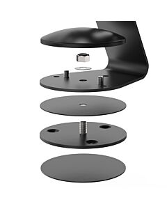 Compulocks Swivel Base for Core Stand Black SWBB