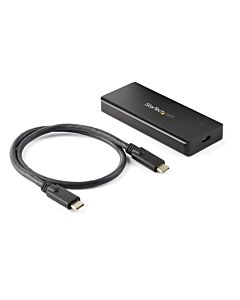 StarTech.com USB-C 10Gbps M.2 NVMe PCIe SSD Enclosure - Rugged Aluminum External M.2 PCIe M-Key Case IP67 Rated - 1GB/s Read/Write - Supports 2230/2242/2260/2280 - TB3 Compatible - Mac/PC M2E1BRU31C