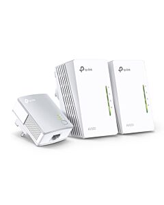 TP-Link Powerline 600 Wi-Fi 3-pack Kit TL-WPA4220 TKIT