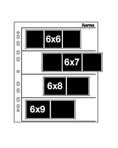 Hama Negative sleeves, 60 - 70 mm, Glassine matt photo album 4 sheets 60 x 70 mm 00002259