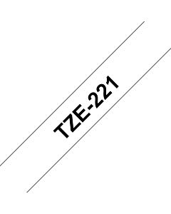 Brother TZE-221 label-making tape Black on white TZE221