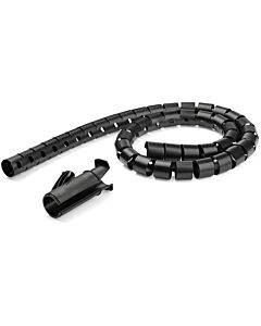 StarTech.com 1.5 m (4.9 ft.) Cable-Management Sleeve - Spiral - 25 mm (1 in.) Diameter CMSCOILED