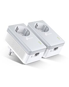 TP-Link Passthrough Powerline 600 Starter Kit, 1 Port TL-PA4010P KIT