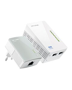 TP-Link TL-WPA4220 KIT PowerLine network adapter 300 Mbit/s Ethernet LAN Wi-Fi White 1 pc(s) TL-WPA4220 KIT