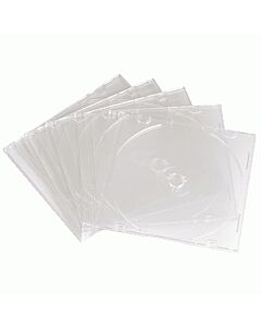 Hama CD Slim Empty Box, pack 10, transparent 1 discs 00051164