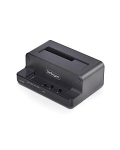 StarTech.com M.2 NVMe to 2.5/3.5" SATA Drive Duplicator, Dual Bay Standalone SSD r/Drive Dock, Bidirectional NVMe to SATA / SATA to NVMe, Up to 27GBpm, TAA N2-M2-SSD-DUPLICATOR