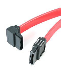 StarTech.com 12in SATA to Left Angle SATA Serial ATA Cable SATA12LA1