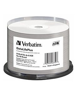 Verbatim DataLifePlus 8.5 GB DVD+R DL 50 pc(s) 43754