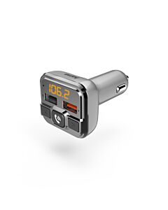 Hama 00014165 FM transmitter 87.6 - 107.9 MHz Cigar lighter Silver 14165