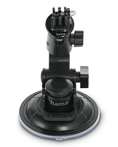 Hama Suction Cup Holder for Action Cams, Universal, Car Tripod, 3D, ⌀ 90 mm 4560