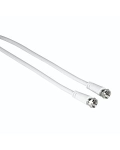 Hama 00205037 coaxial cable 1.5 m F White 205037