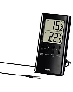 Hama T-350 Electronic environment thermometer Indoor Black 186367