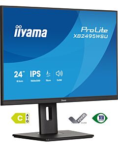 iiyama ProLite XB2495WSU-B1 computer monitor 61.2 cm (24.1") 1920 x 1200 pixels WUXGA LCD Black XB2495WSU-B1