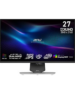 MSI MPG 274URDFW E16M computer monitor 68.6 cm (27") 3840 x 2160 pixels 4K Ultra HD LED Black, White 9S6-3CF09H-022
