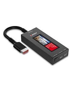 Lindy HDMI 8K60 Signal Analyzer Professional diagnostic tool for HDMI AV signal 32695